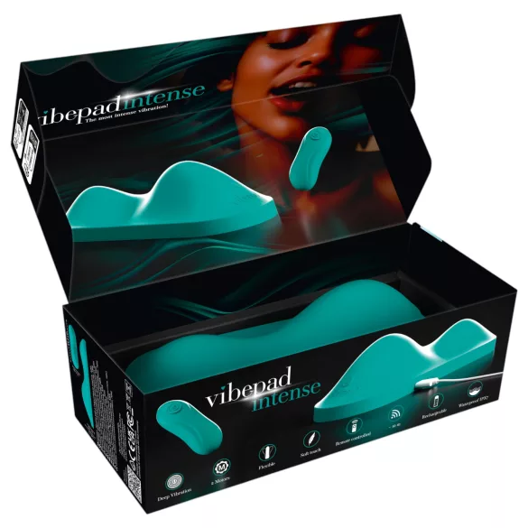 Vibepad Intense - jastuk vibrator za stimulaciju klitorisa (tirkiz)