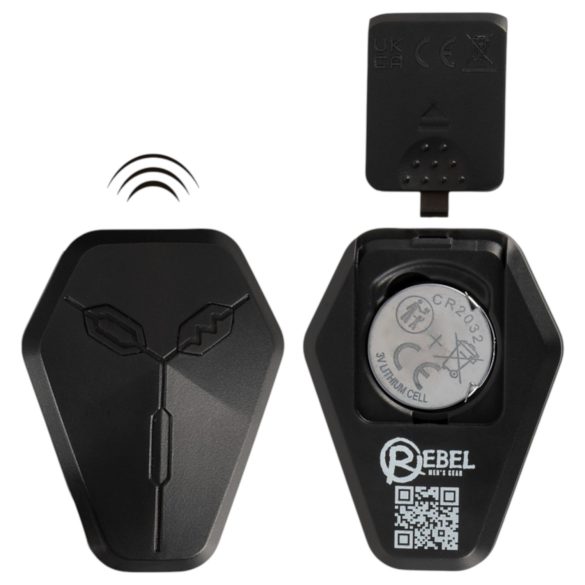 Rebel - tjerajući vibrator za prostatu (crna)