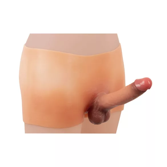 You2Toys Ultra Realistic - vibrirajući penis prsten (natur)