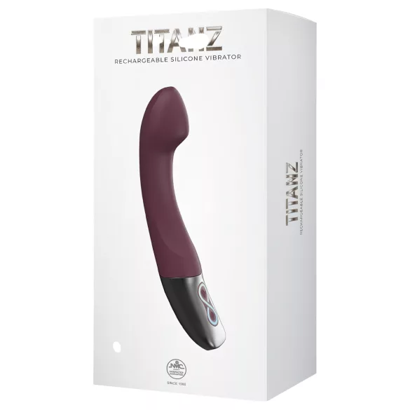 Excellent Power Titanz - akumulatorski G-tačka vibrator (bordo)