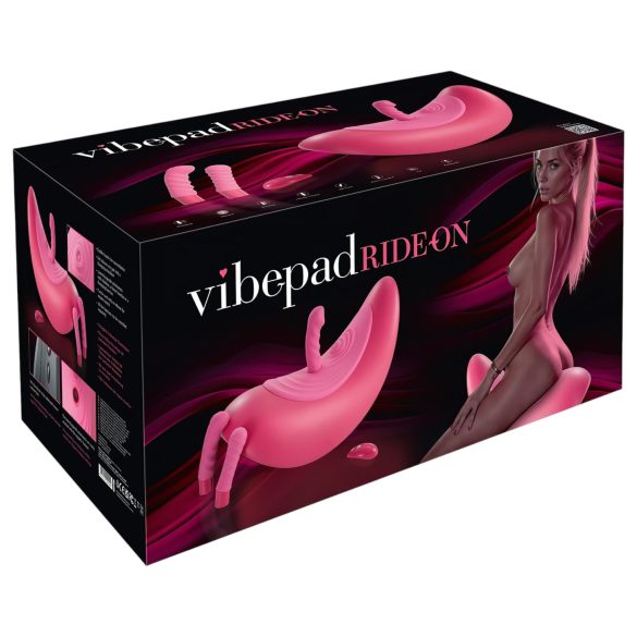 VibePad Rideon - vibrirajuća G-tačka i klitoralna ljuljaška (pink)