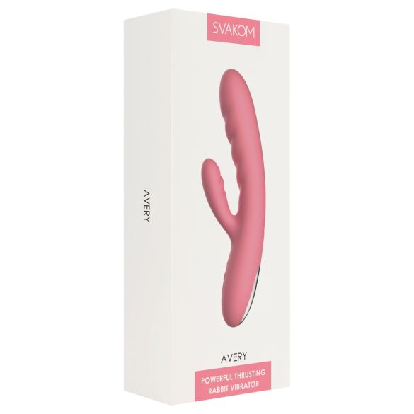 Svakom Avery - punjivi vibrirajući stimulator sa fleksibilnim krakom (pink)