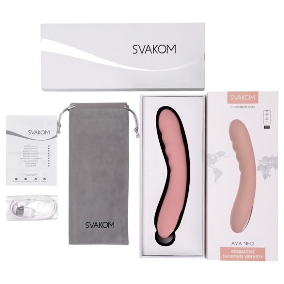 Svakom Ava Neo - pametni pulsirajući vibrator (roze)