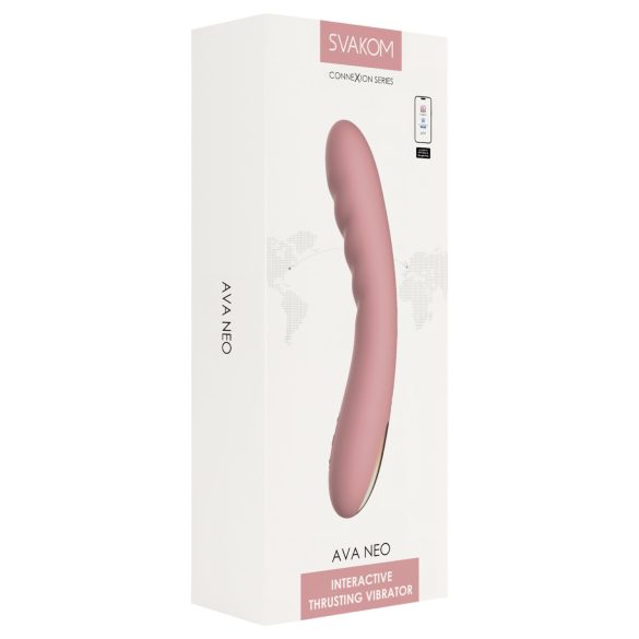 Svakom Ava Neo - pametni pulsirajući vibrator (roze)