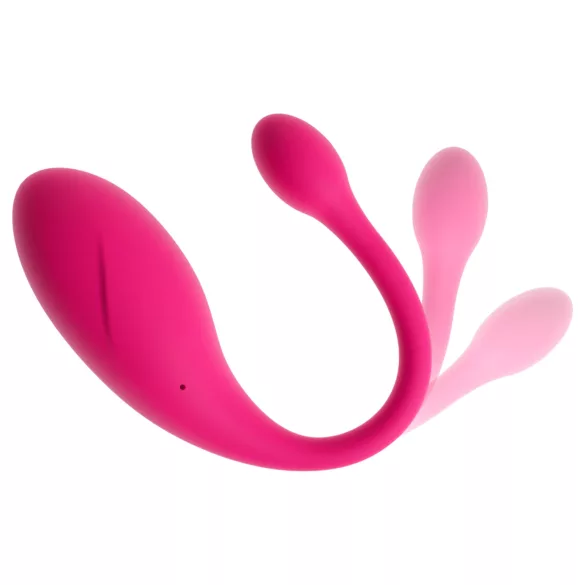 Beau Coeur Koral - vibrirajuće jaje sa daljinskim upravljačem (roze)