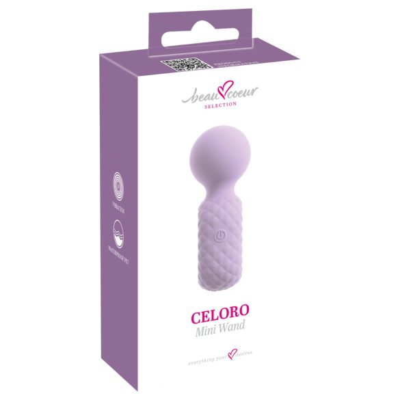 Beau Coeur Celoro - mini vibrator za masažu (ljubičasti)