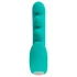 Beau Coeur Sylora - biserni 2u1 vibrator (zelena)