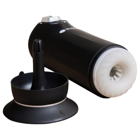 Snail Vibe Jet – masturbator sa potiskom i grejanjem (crni)