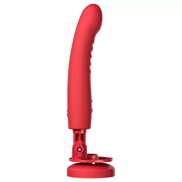 Lovense Mission 2 - pametni vibrator sa vakumskom podlogom (crveni)
