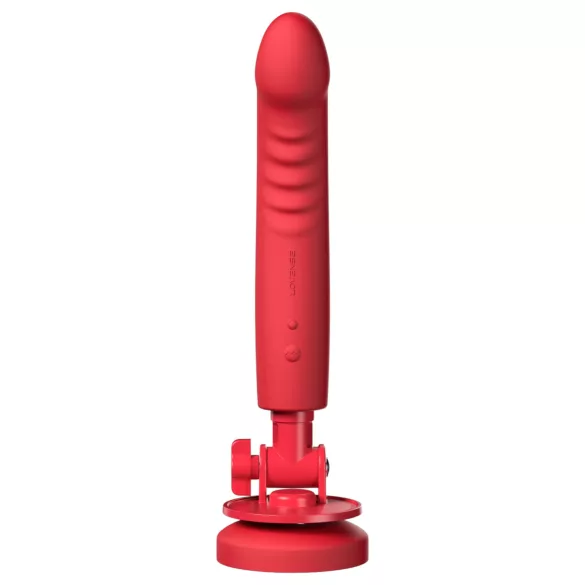 Lovense Mission 2 - pametni vibrator sa vakumskom podlogom (crveni)