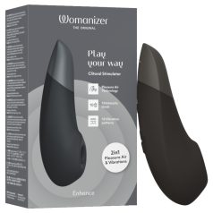 Womanizer Enhance - vazdušni stimulator klitorisa (crni)
