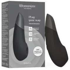   Womanizer Enhance 2u1 stimulator klitorisa na talase vazduha + vibrator (crni)