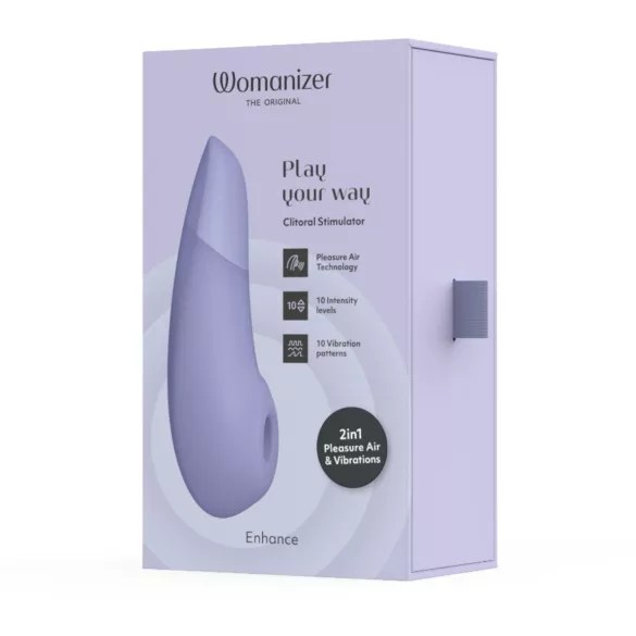 Womanizer Enhance - стимулатор клиториса са таласима ваздуха (љубичасти)