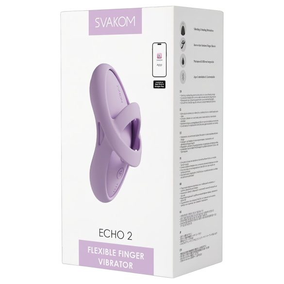 Svakom Echo 2 - pametni prstni vibrator (ružičasti)