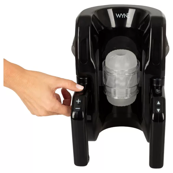 WYNE 10 - automatski masturbator sa drškom (crna)