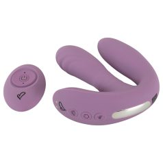   Beau Coeur Mireva - trostruki vibrator sa daljinskim upravljačem (ljubičasti)