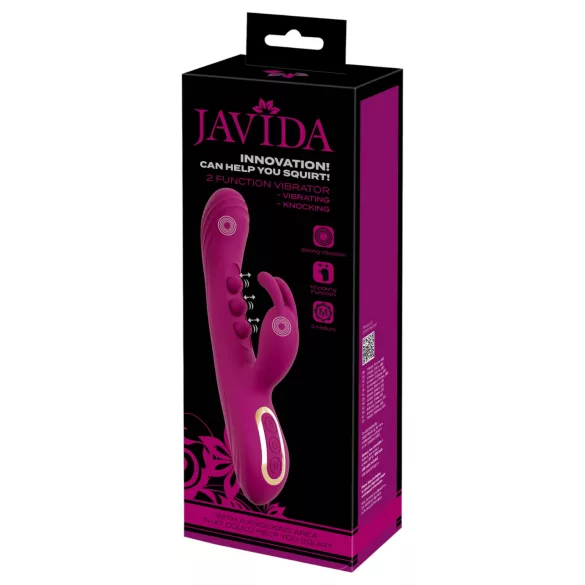 Javida - vibrator sa kuglicama i rukohvatom za klitoris (ljubičasti)