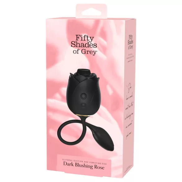 Pedeset nijansi sive - vibrator sa usisnim efektom i vibro-jaje (crno)