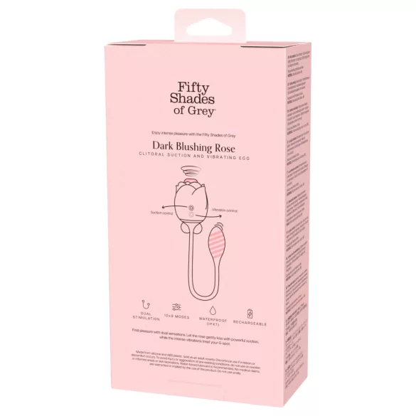 Pedeset nijansi sive - vibrator sa usisnim efektom i vibro-jaje (crno)