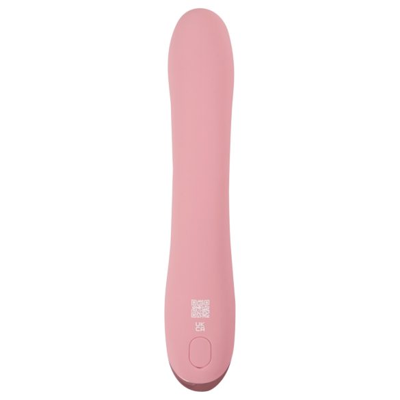 Beau Coeur Avenor - G-tačka vibrator sa jezičkom i ručicom za klitoris (pink)
