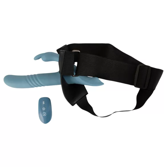 You2Toys - 3-dijelni navlakivi zeka vibrator s daljinskim upravljačem (plava)