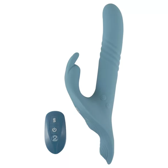 You2Toys - 3-dijelni navlakivi zeka vibrator s daljinskim upravljačem (plava)