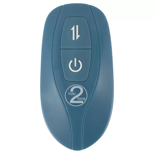 You2Toys - 3-dijelni navlakivi zeka vibrator s daljinskim upravljačem (plava)