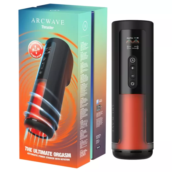 Arcwave Thruster - potiskivač i rotirajući automatski masturbator (crni)