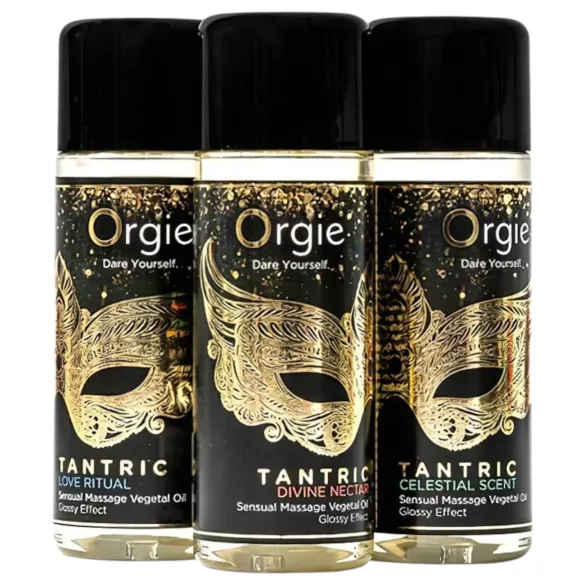 Orgie Tantric - Set senzualnih masažnih ulja (3x30ml)