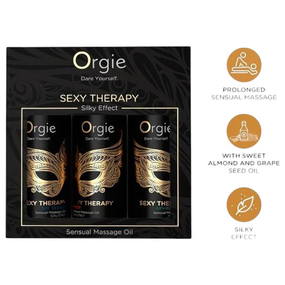 Orgie Sexy Therapy - set senzualnih ulja za masažu (3x30ml)