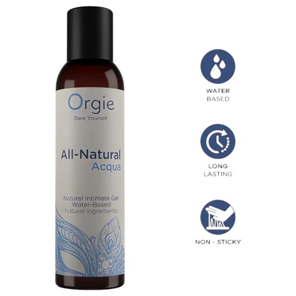 Orgie All Natural - Gel na vodenoj bazi za podmazivanje (150ml)
