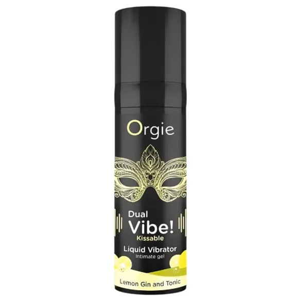 Orgie Dual Vibe - unisex tečni vibrator - Gin Tonic (15ml)