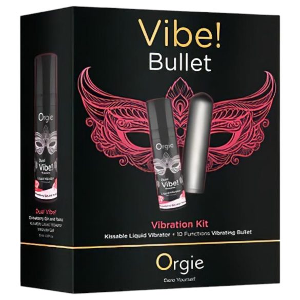 Orgie Bullet - set vibro motki (sivo)