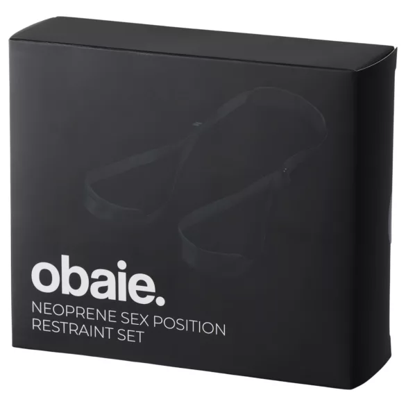 Obaie - neopren traka za održavanje položaja (crna)