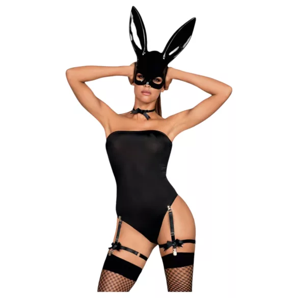 Obsessive OB7008 Seksi Zeka - kostim zečice (crna) - L/XL