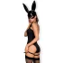 Obsessive OB7008 Seksi Zeka - kostim zečice (crna) - L/XL