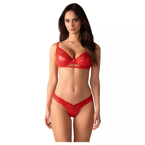 Obsessive Aloisa - poklon kutija sa donjim vešom - 6 delova (crvena) - L/XL