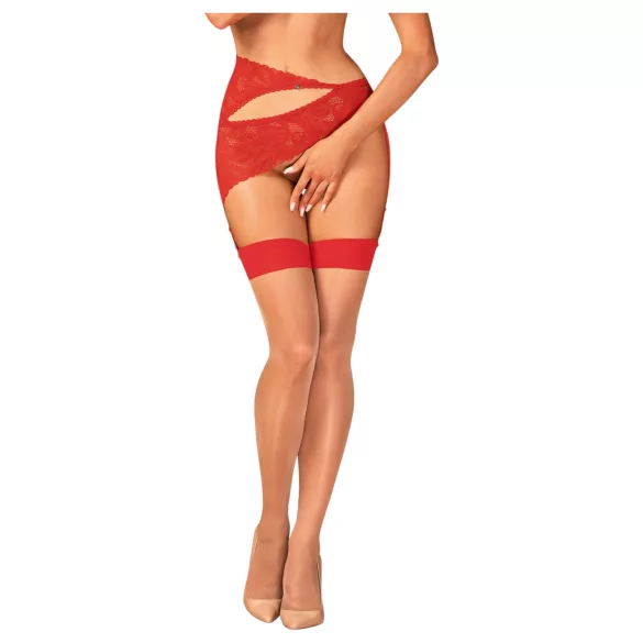 Obsessive Aloisa - poklon kutija sa donjim vešom - 6 delova (crvena) - L/XL