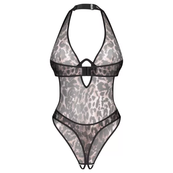 Obsessive Addia - leopard print otvoreni bodi - L/XL