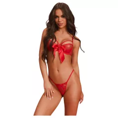   Obsessive Gifty - dvodelni seksi komplet donjeg veša za žene (crveni)