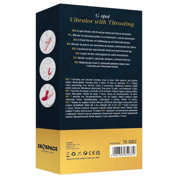 Sweet Play - 2u1 vibrator za G tačku i klitoris (pink)