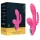 Erospace Sweet Play - G-tačka vibrator sa analnom sondom i sisanjem (roze)