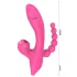 Erospace Sweet Play - G-tačka vibrator sa analnom sondom i sisanjem (roze)