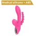 Erospace Sweet Play - G-tačka vibrator sa analnom sondom i sisanjem (roze)