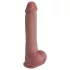 Natural Play - silikonski dildo 24 cm (prirodne boje)