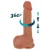 Natural Play - gurajući-rotirajući vibrator (natur)