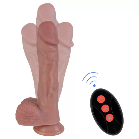 Natural Play - gurajući-rotirajući vibrator (natur)