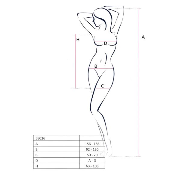 Passion BS026 - mini haljina s naramenicama (crna) - S-L