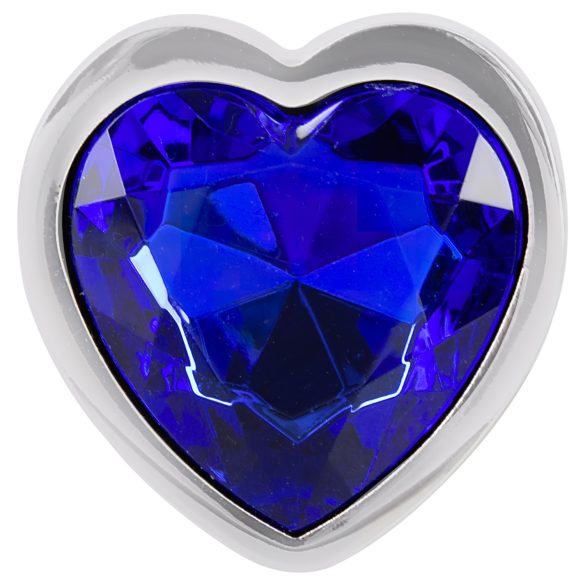 Magic Shiver - metalni analni čep sa kamenom (plavi)