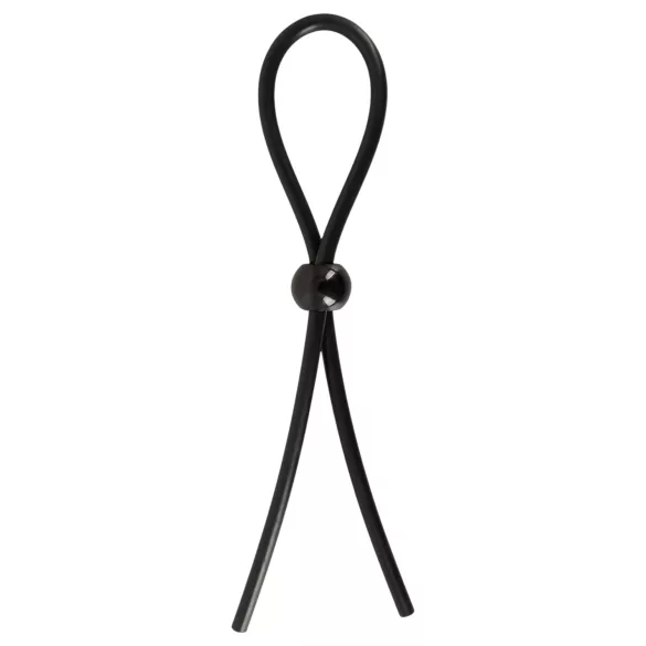 Magic Shiver - podesivi prsten za penis (crna)